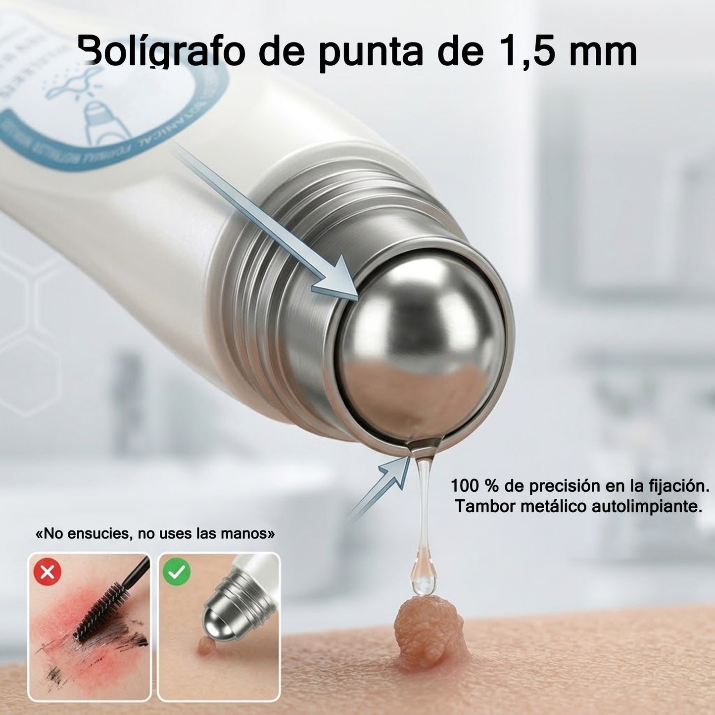 ✅Rolimey® Roll-on eliminador de verrugas cutáneas y manchas (tratamiento de 7 días)👩‍⚕️