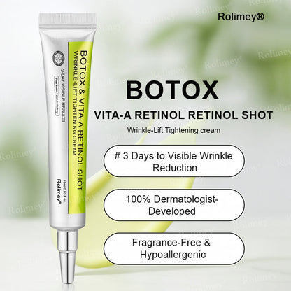 👨‍⚕️💛Made and shipped from South Africa💫Rolimey® Botox & Vita-A Retinol Shot Wrinkle-Lift Tightening cream - Last Day Promotion 70% OFF