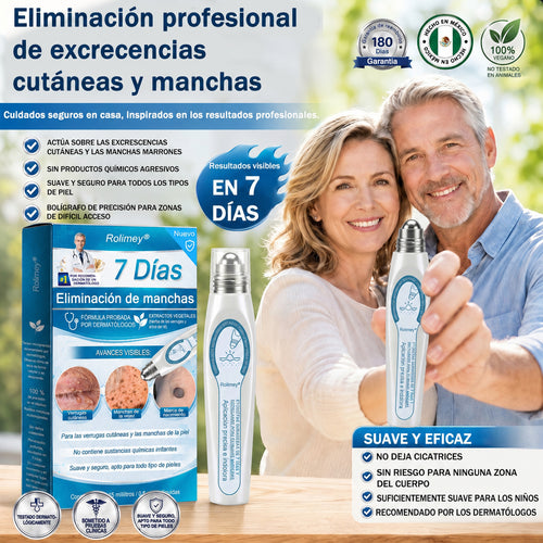 ✅Rolimey® Roll-on eliminador de verrugas cutáneas y manchas (tratamiento de 7 días)👩‍⚕️