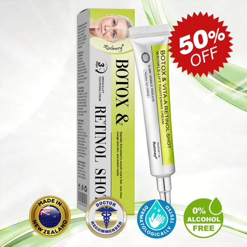 🇳🇿Made and shipped from the NZ 💥Rolimey® Botox & Vita-A Retinol Shot Wrinkle-Lift Tightening cream - Last Day Promotion 70% OFF