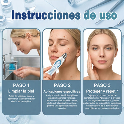 ✅Rolimey® Roll-on eliminador de verrugas cutáneas y manchas (tratamiento de 7 días)👩‍⚕️