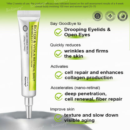 👨‍⚕️💛Made and shipped from South Africa💫Rolimey® Botox & Vita-A Retinol Shot Wrinkle-Lift Tightening cream - Last Day Promotion 70% OFF