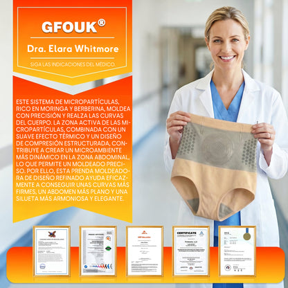 🇲🇽 Tienda Oficial | GFOUK® 💚 2026 Shorts Moldeadores y Quemadores de Grasa 4 en 1 con Moringa y Berberina de Micro-Partículas 👍