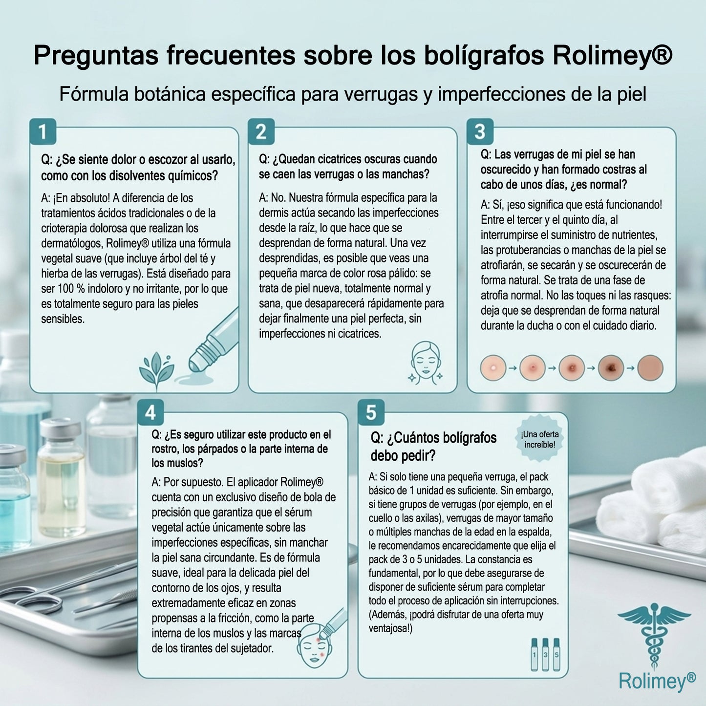 ✅Rolimey® Roll-on eliminador de verrugas cutáneas y manchas (tratamiento de 7 días)👩‍⚕️