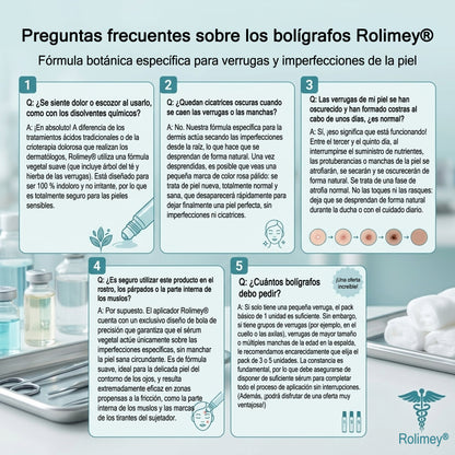 ✅Rolimey® Roll-on eliminador de verrugas cutáneas y manchas (tratamiento de 7 días)👩‍⚕️
