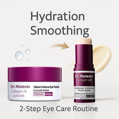 [Dr.Malexin Official]🌸Calcium Volume Multi Balm+Eye Patch 60ea Korean Skin Care Cosmetics
